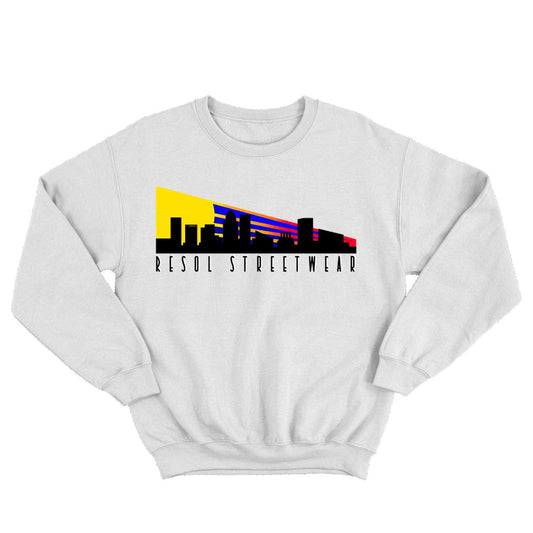 Baltimore's Staple Skyline Crewneck Grey