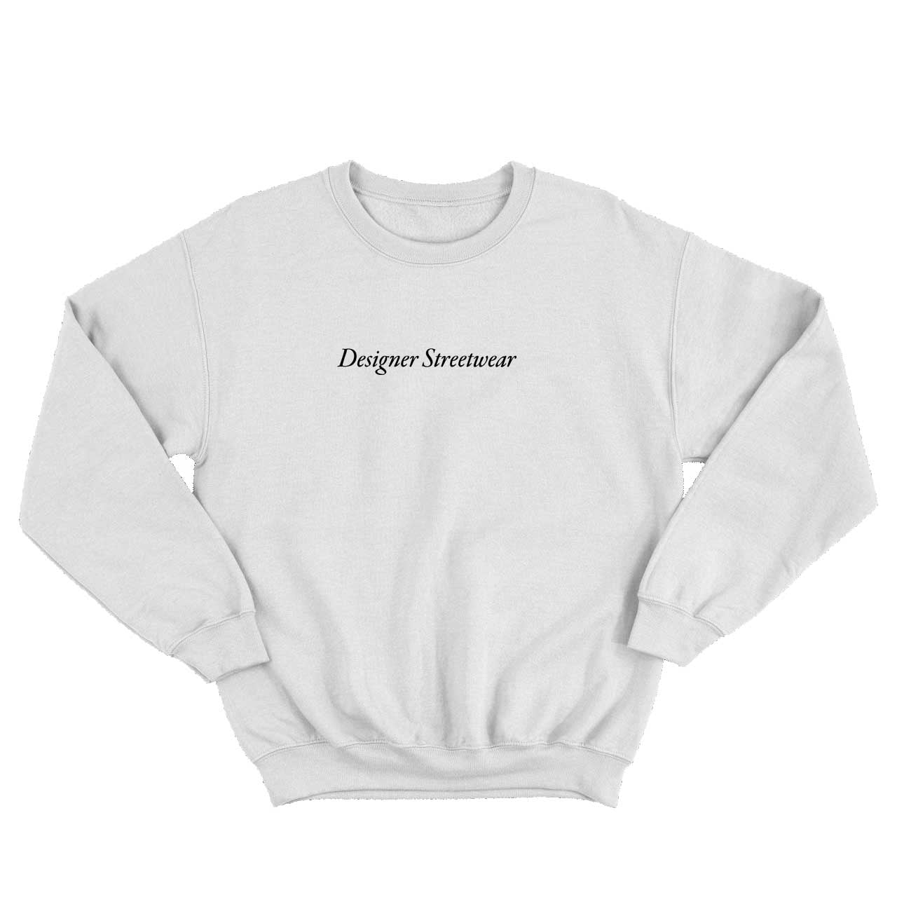 Designer Streetwear Crewneck grey